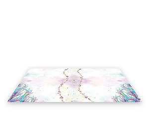 Painel De Festa Tapete Em Lona 2,50x1,35 - Sereia Algas e Conchas 002
