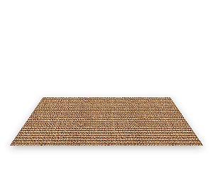Painel De Festa Tapete Em Lona 2,50x1,35 - Efeito Sisal Marrom Claro 020