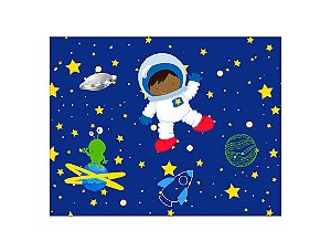 Painel de Festa Horizontal 1,55 X 1,20 - Astronauta Cute 001