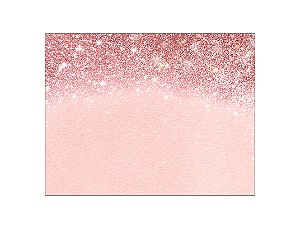 Painel de Festa Horizontal 1,55 X 1,20 - Efeito Glitter Rose Gold 003