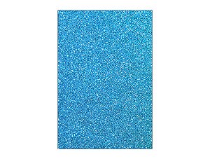 Painel De Festa Vertical 1,50 x 2,20 - Efeito Glitter Azul Médio 082