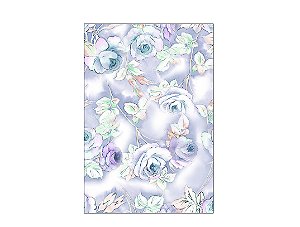Fundo Fotográfico 1,50 x 2,20 -  Gestante Flores Lilás Suave 043