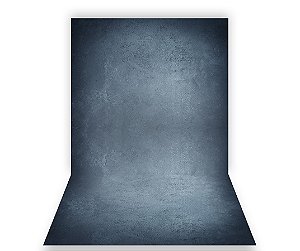 Fundo Fotográfico 1,50 x  2,70 - Efeito Textura Azul Acinzentado 002