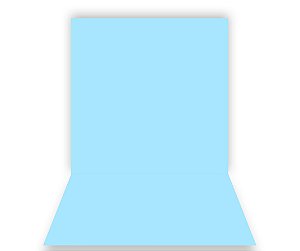 Fundo Fotográfico 1,50 x  2,70 - Cor Lisa Neutro Azul 089