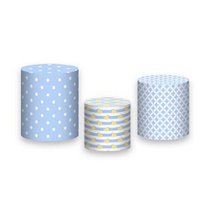 Trio De Capas De Cilindro - Patinho de Borracha na Água 019