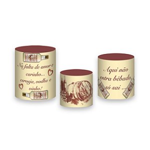 Trio De Capas De Cilindro - Boteco Vinho 001