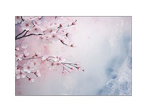 Fundo Fotográfico 2,20 x 1,50 - Flores de Cerejeiras Brancas 174