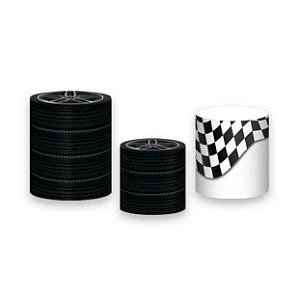 Trio De Capas De Cilindro - Carro Formula 1 Pneus 013