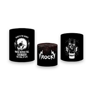 Trio De Capas De Cilindro - Rock and Roll Caveira 013