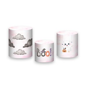 Trio De Capas De Cilindro - Halloween Bruxinha Cute 005