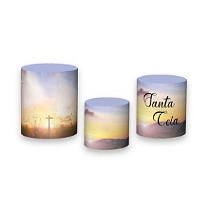 Trio De Capas De Cilindro - Santa Ceia Ele Vive 020