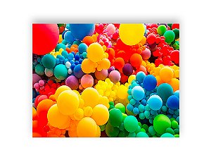 Fundo Fotográfico 1,55 x 1,20 - Balões Super Coloridos 010