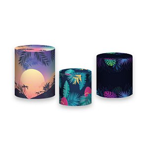 Trio De Capas De Cilindro - Tardezinha Tropical 002