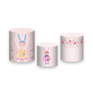 Trio De Capas De Cilindro - Bonecas Metoo Floral 001