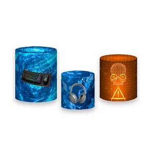 Trio De Capas De Cilindro - Controle de Video Game 010