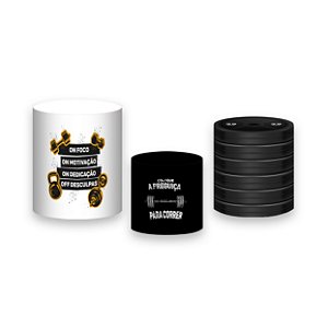 Trio De Capas De Cilindro - Academia Preto 010