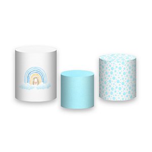 Trio De Capas De Cilindro - Primeira Volta ao Sol Azul 040
