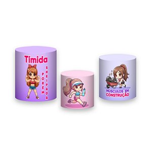 Trio De Capas De Cilindro - Menina Maromba 053