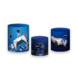 Trio De Capas De Cilindro - Video Game Bonecos E Controle 012