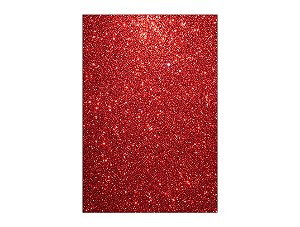 Painel De Festa Vertical 1,50 x 2,20 - Efeito Glitter Vermelho Realista 095