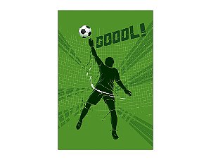 Painel De Festa Vertical 1,50 x 2,20 - Futebol Jogador Verde 023