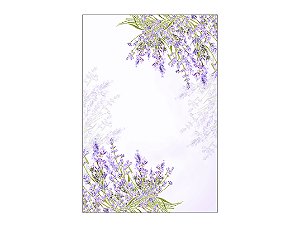 Painel De Festa Vertical 1,50 x 2,20 - Flores de Lavanda Suave 140