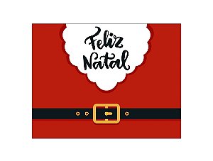 Painel de Festa Horizontal 1,55 X 1,20 - Natal Roupa do Papai Noel 009