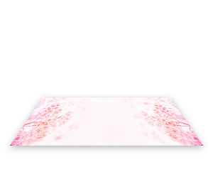 Painel De Festa Tapete Em Lona 2,50x1,35 - Flor de Cerejeira Rosa Suave 026