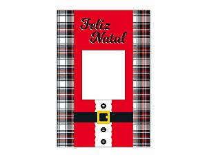 Painel De Festa Vertical Interativo 1,50x2,20 - Natal Roupa do Papai Noel 056