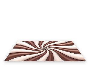 Painel De Festa Tapete Em Lona 2,50x1,35 - Doce de Chocolate e Creme 007