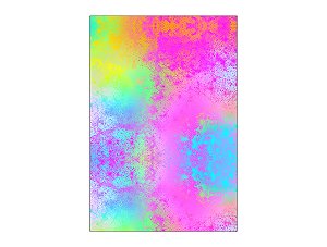 Painel De Festa Vertical 1,50 x 2,20 - Cores Vibrantes Efeito Neon 024