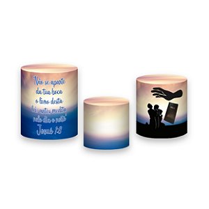 Trio De Capas De Cilindro - Religioso Bem Vindo á Célula 053