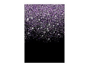 Painel De Festa Vertical 1,50 x 2,20 - Efeito Glitter Lilás Caindo 106