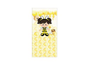 Painel De Festa Vertical 1,00x2,00 - Menina Abelhinha 002