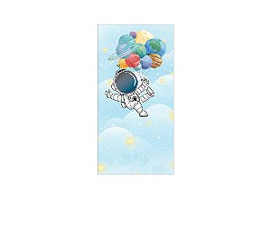 Painel De Festa Vertical 1,00x2,00 - Astronauta Balões 007