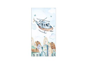 Painel De Festa Vertical 1,00x2,00 - Aviador Baby 005