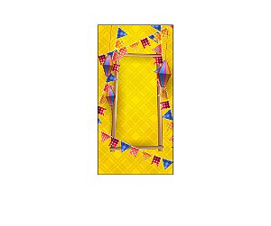 Painel De Festa Vertical 1,00 x 2,00 - Festa Junina Amarelo 032