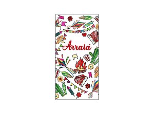 Painel De Festa Vertical 1,00 x 2,00 - Festa Junina Arraiá Frame Temático 034