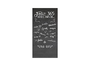 Painel De Festa Vertical 1,00 x 2,00 - Ano Novo Chalkboard 365 Dias 002
