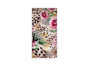 Painel De Festa Vertical 1,00 x 2,00 - Safari Animias Print Mistura 035