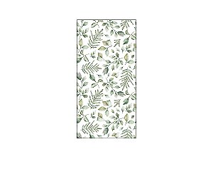 Painel De Festa Vertical 1,00 x 2,00 - Safari Folhas Aquarela 041