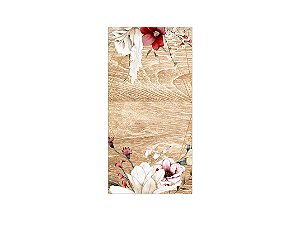 Painel De Festa Vertical 1,00 x 2,00 - Noivado Rústico Floral 020