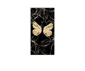 Painel De Festa Vertical 1,00 x 2,00 - Borboleta Asas Douradas 013