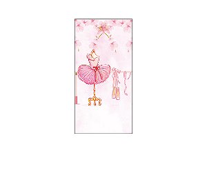 Painel De Festa Vertical 1,00 x 2,00 - Tutu de Bailarina 004