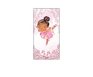 Painel De Festa Vertical 1,00 x 2,00 - Bailarina Floral 027