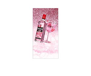 Painel De Festa Vertical 1,00 x 2,00 - Boteco Bebida Pink 004