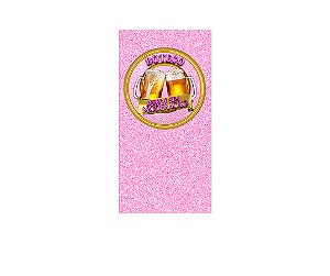 Painel De Festa Vertical 1,00 x 2,00 - Boteco Rosa Efeito Glitter 017
