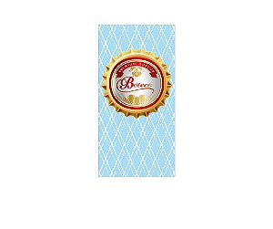 Painel De Festa Vertical 1,00 x 2,00 - Boteco Azul Frame Tampa de Cerveja 018