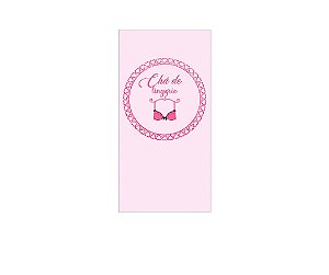 Painel De Festa Vertical 1,00 x 2,00 - Chá de Lingerie Corações Rosas 013