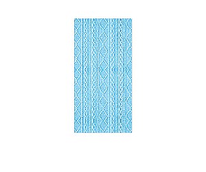 Painel De Festa Vertical 1,00 x 2,00 - Efeito Textura Tricô Azul 014